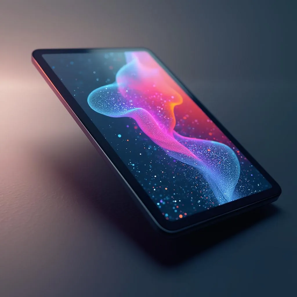 Close-up of app UI design on a high-resolution screen